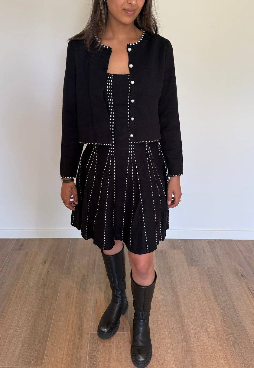 Malika 2-piece set black
