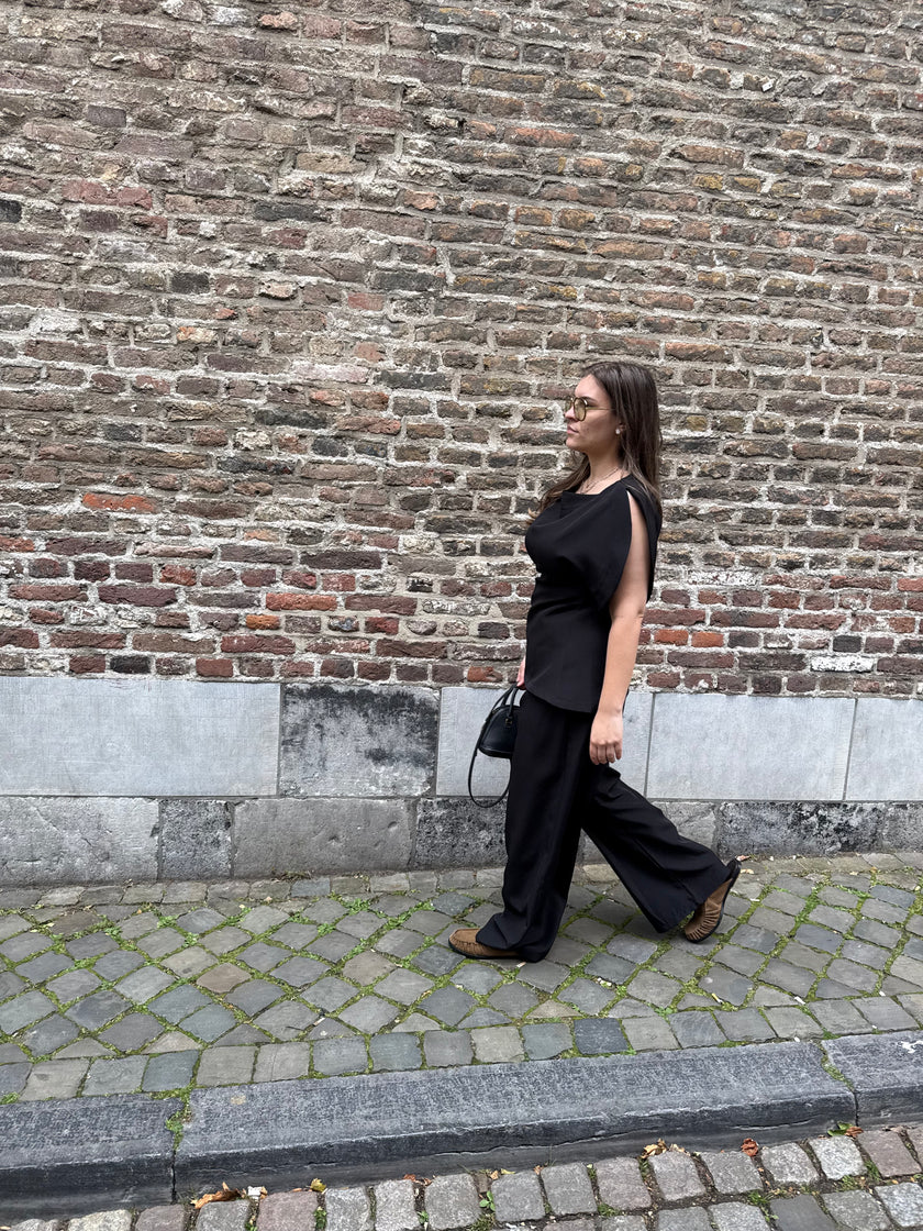 Luna top zwart