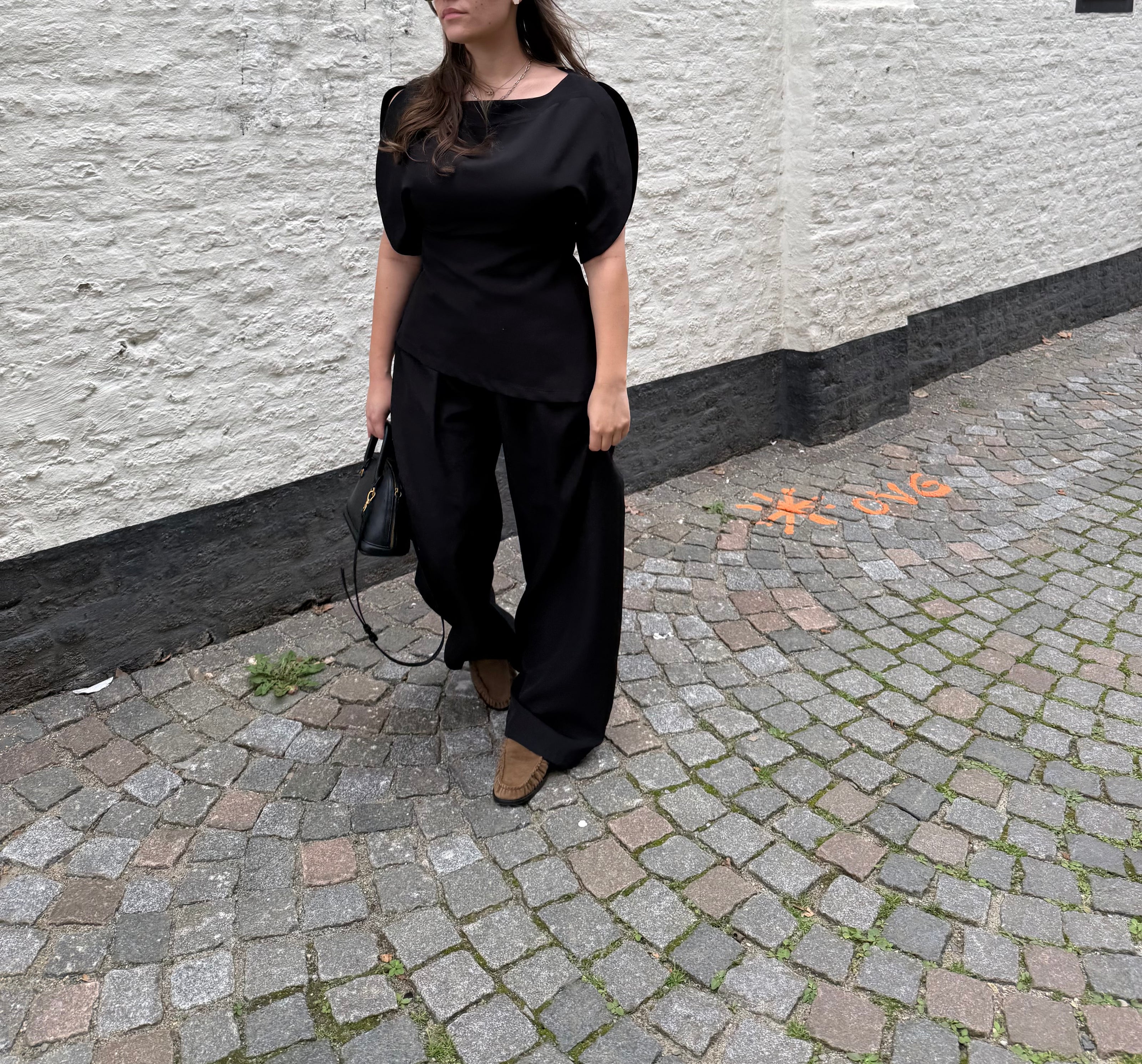 Luna top zwart