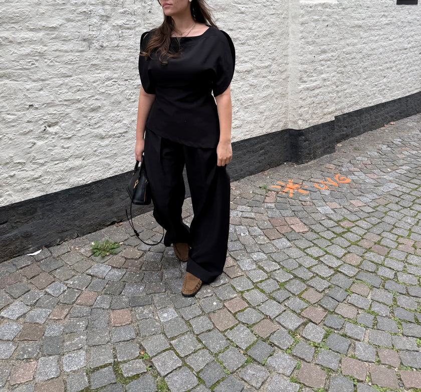 Luna top zwart