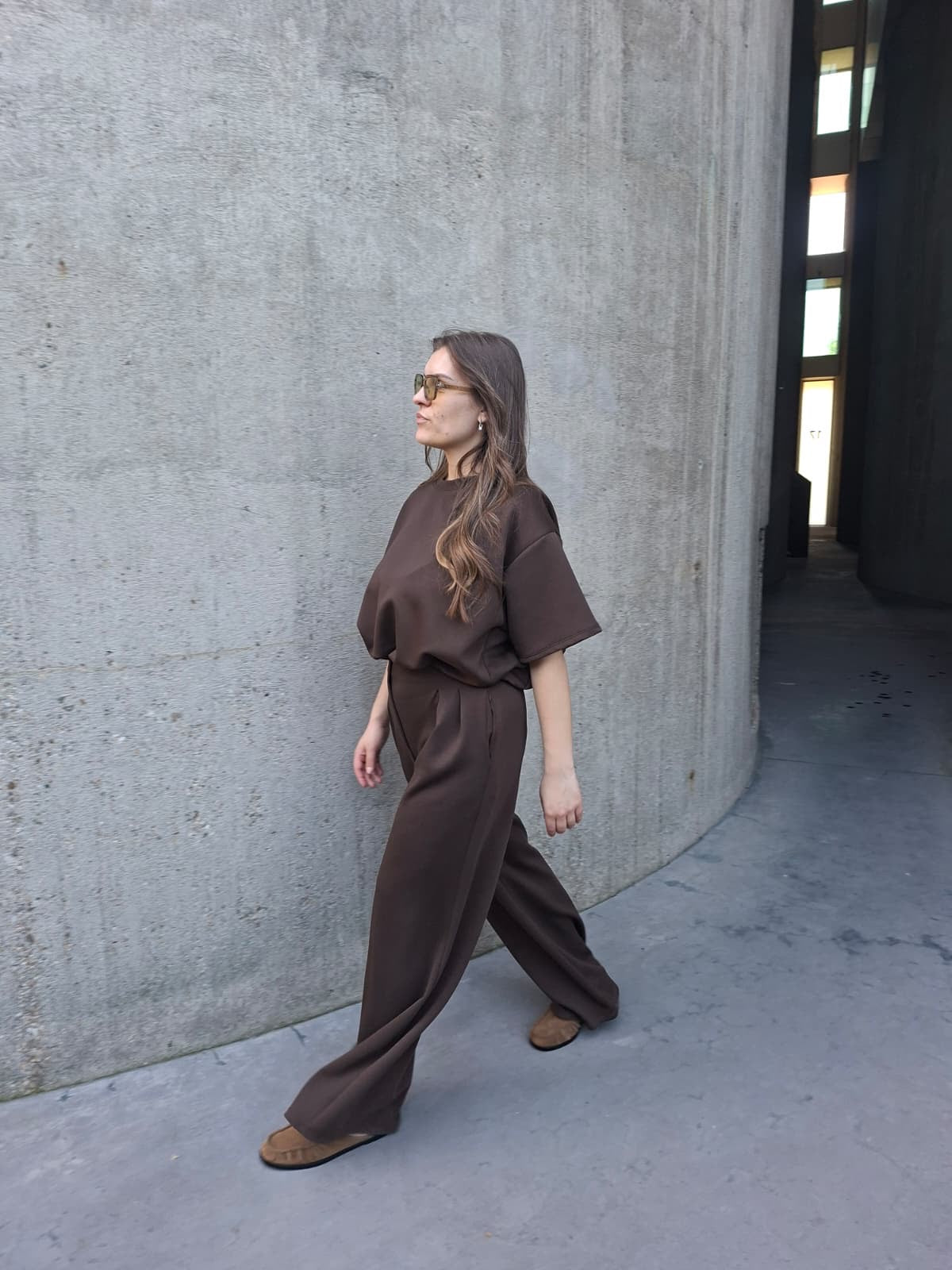 Riri co-ord set brown